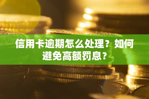 济南信用卡逾期怎么处理？如何避免高额罚息？