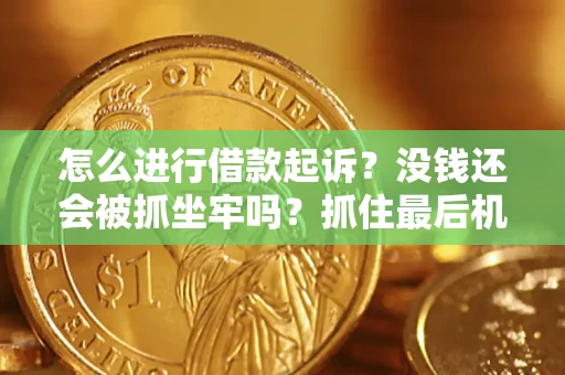 济南怎么进行借款起诉？没钱还会被抓坐牢吗？抓住最后机会！