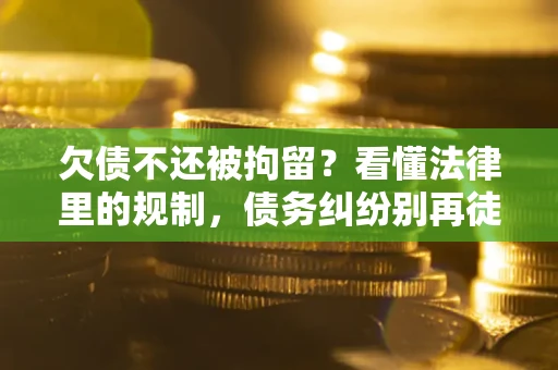 济南欠债不还被拘留？看懂法律里的规制，债务纠纷别再徒劳奔波