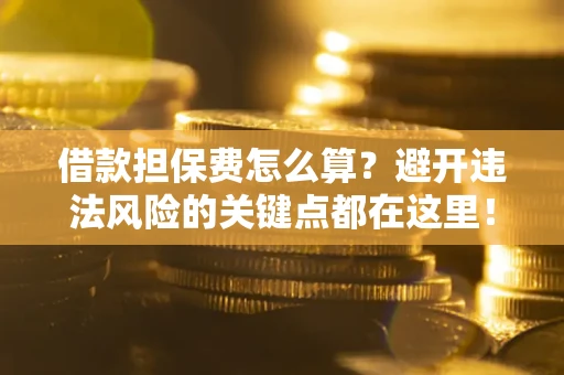 济南借款担保费怎么算？避开违法风险的关键点都在这里！