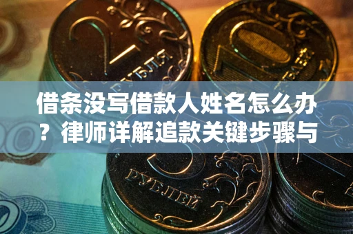 济南借条没写借款人姓名怎么办？律师详解追款关键步骤与证据链构建
