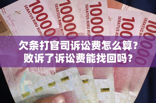 济南欠条打官司诉讼费怎么算？败诉了诉讼费能找回吗？