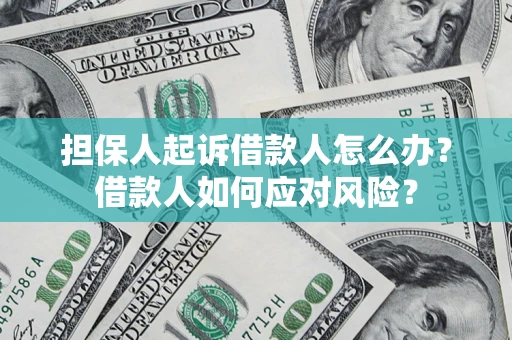 济南担保人起诉借款人怎么办？借款人如何应对风险？