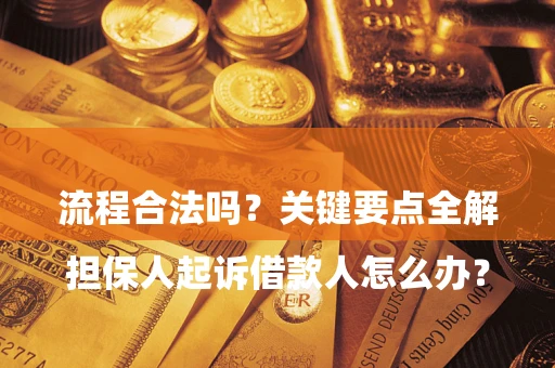 济南

担保人起诉借款人怎么办？流程合法吗？关键要点全解析