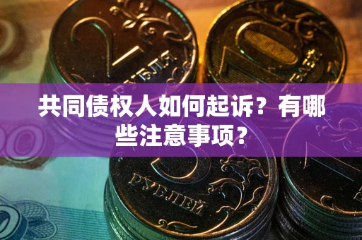 济南共同债权人如何起诉？有哪些注意事项？