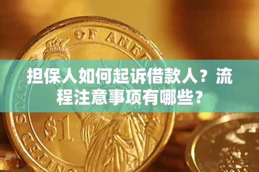济南担保人如何起诉借款人？流程注意事项有哪些？